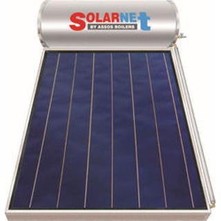 Ηλιακός Θερμοσίφωνας Assos/Solarnet 120lt/ 2 m2,Glass, Επιλεκτικός συλλέκτης Τιτανίου